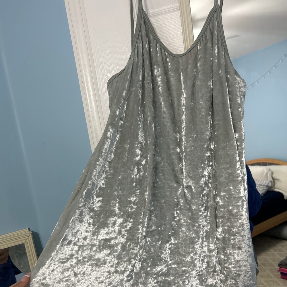 Silver dance dress